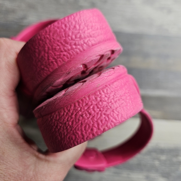 Birkenstock Arizona Rubber Sandals Pink Size 34 = Kids 3-3.5 - Picture 7 of 8